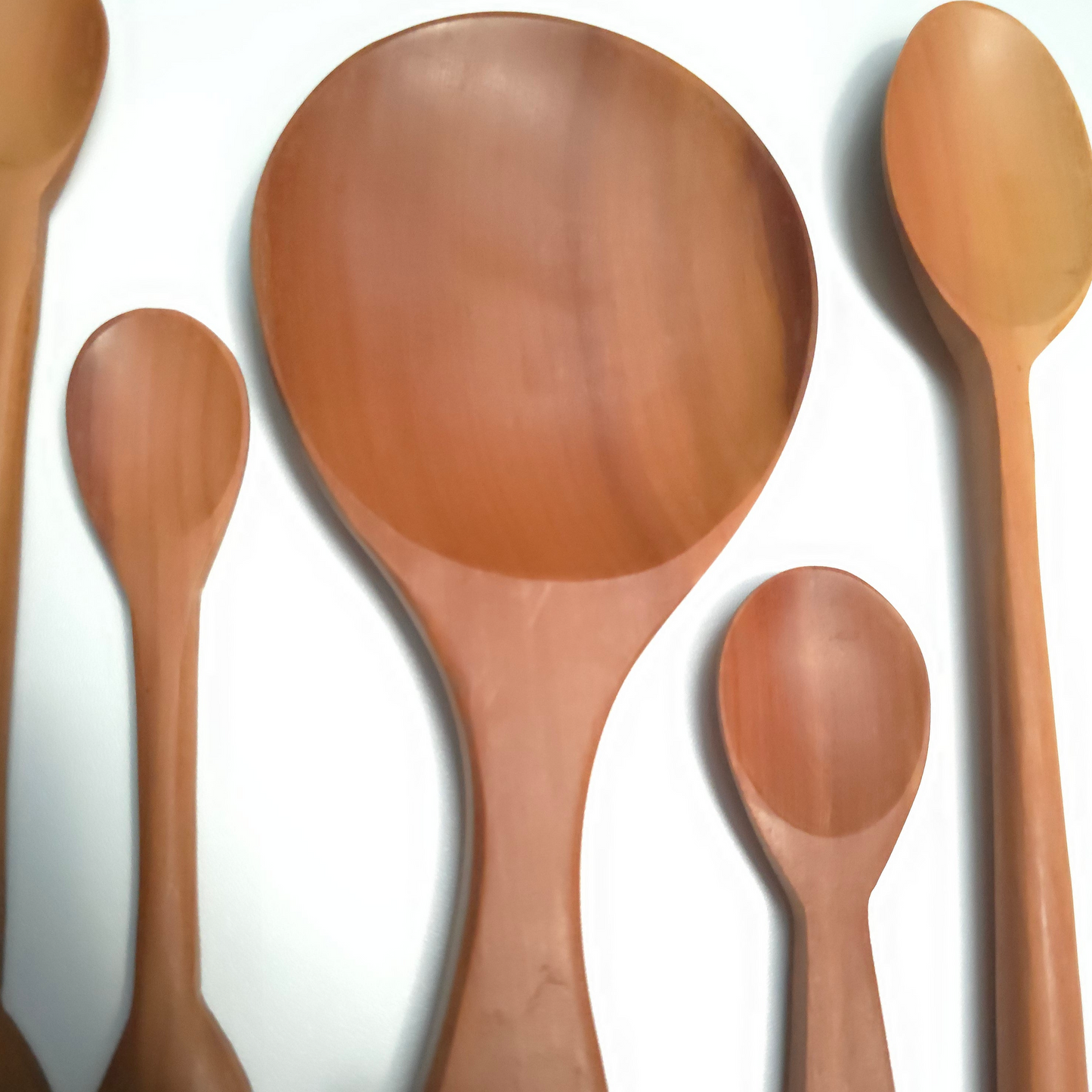 Wooden Teak Spoons Set of 9pcs